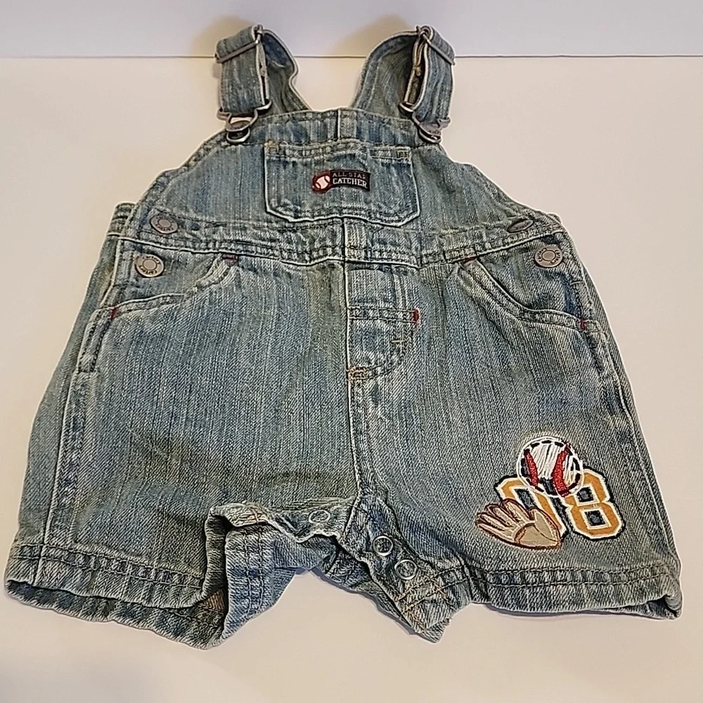 Kids Denim Overalls Brand Carte's Size 6months